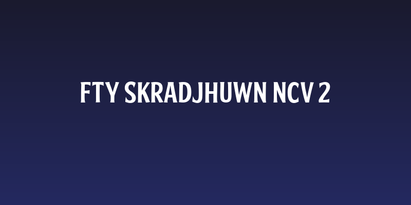 FTY SKRADJHUWN NCV 2 Social Header