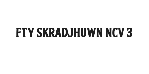 FTY SKRADJHUWN NCV 3 Logo