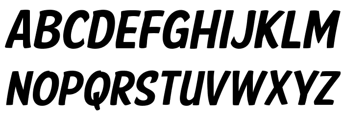 FTY SPEEDY CASUAL 001 NCV Font LOWERCASE