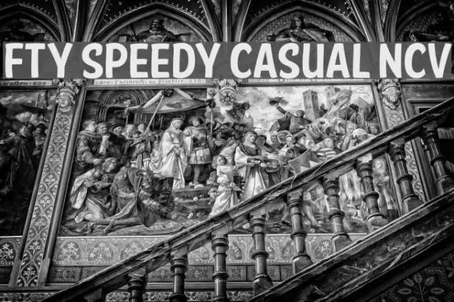 FTY SPEEDY CASUAL NCV Font examples