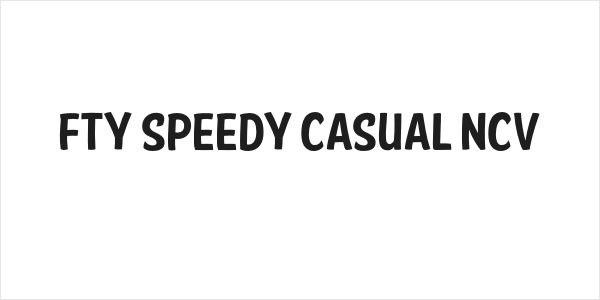 FTY SPEEDY CASUAL NCV Logo