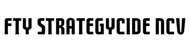 FTY STRATEGYCIDE NCV Шрифта