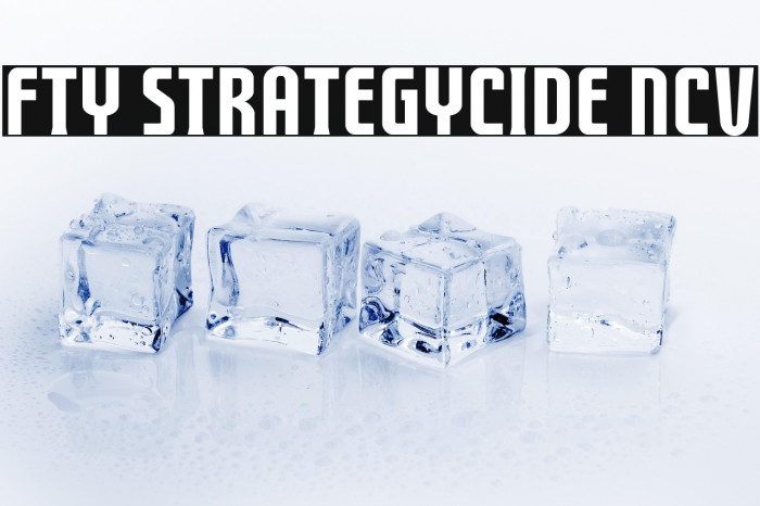 FTY STRATEGYCIDE NCV Caratteri examples