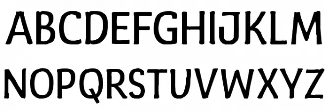 FTY Varoge Saro Noest NCV Schriftart Groß