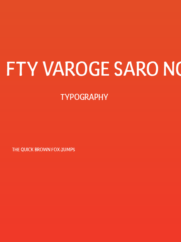 FTY Varoge Saro Noest NCV Poster