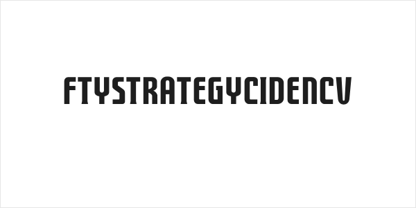 FTYSTRATEGYCIDENCV Logo
