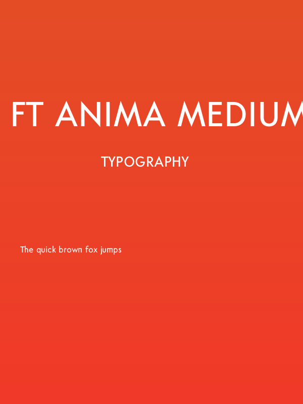 ft anima Medium Poster