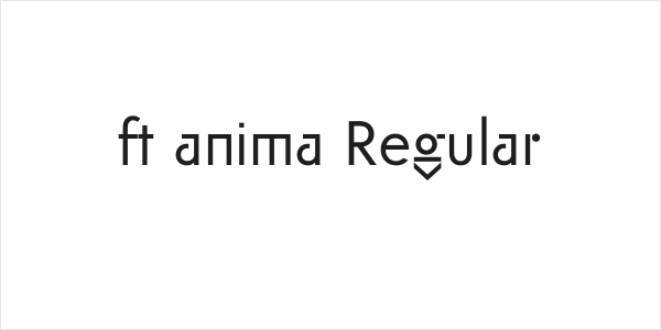 ft anima Regular Logo