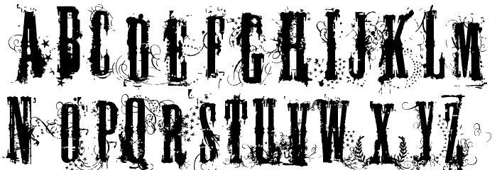 FUCK YOU LAS VEGAS Font LOWERCASE