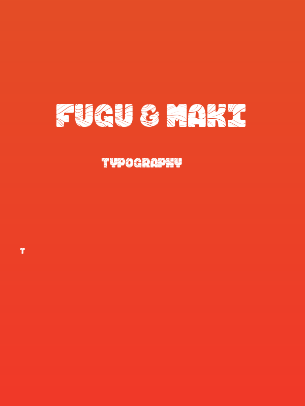 FUGU & MAKI Poster