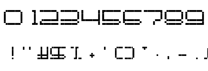 FULLERBTMP Font OTHER CHARS