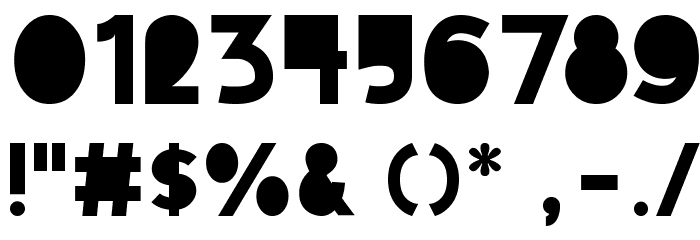 FULLMoonOnMars Font OTHER CHARS