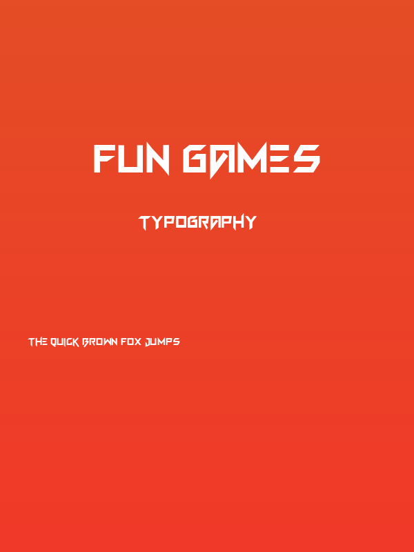 FUN GAMES Poster