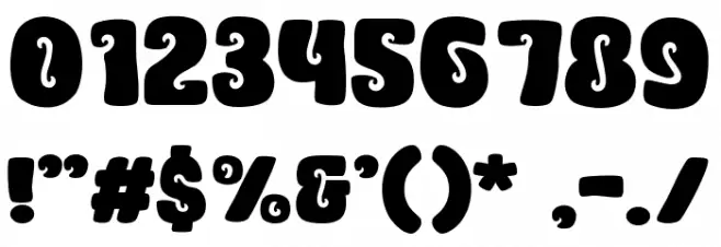 FUNK-JIVE Font OTHER CHARS