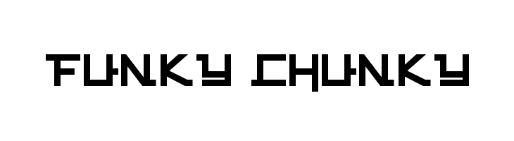FUNKY CHUNKY  Free Fonts Download