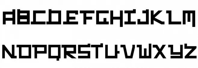 FUNKY CHUNKY Schriftart Groß