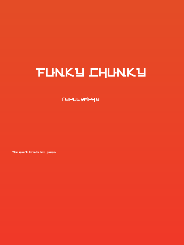 FUNKY CHUNKY Poster