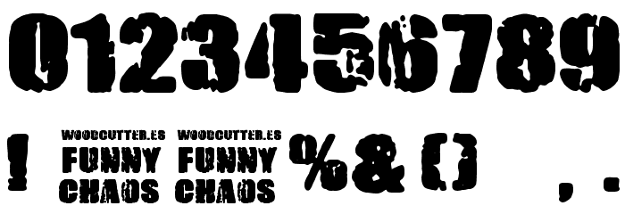 FUNNY CHAOS Font OTHER CHARS
