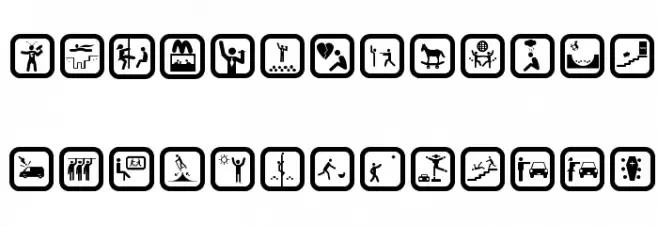 FUNNY ICON Fonte MAIÚSCULAS