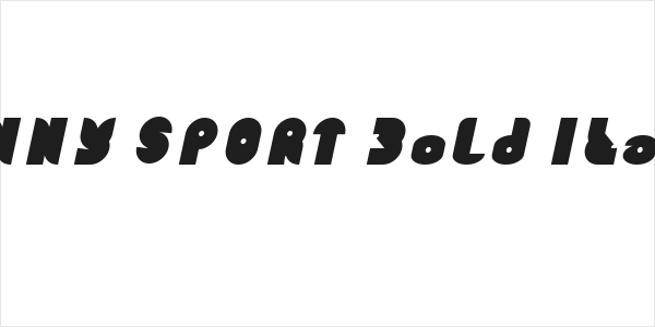 FUNNY SPORT Bold Italic Logo