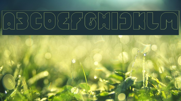 FUNNY SPORT-Hollow-Inverse Font examples