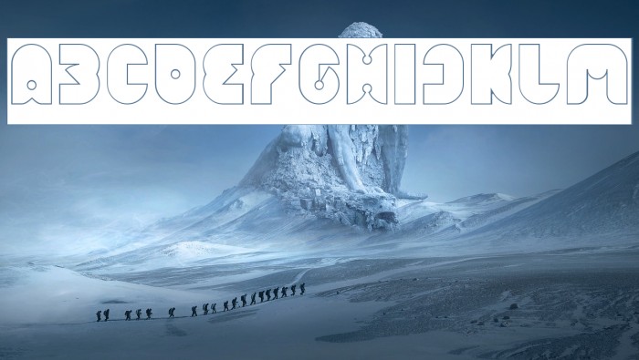 FUNNY SPORT-Hollow-Inverse Font examples