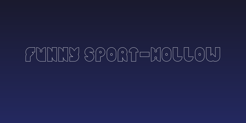 FUNNY SPORT-Hollow Social Header