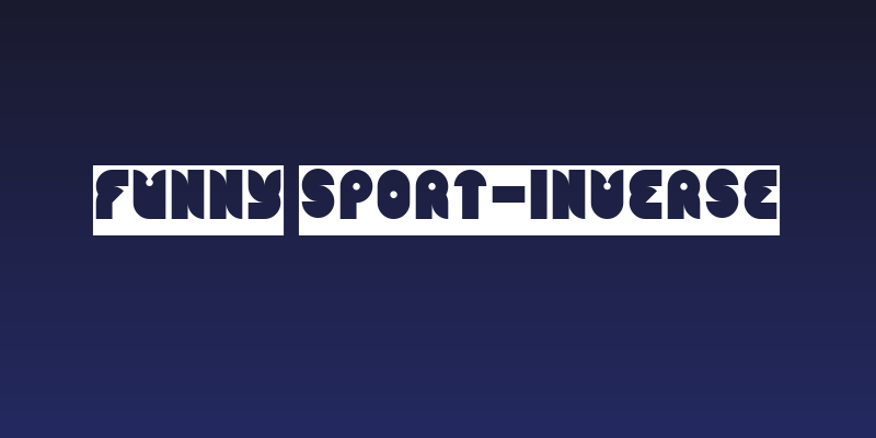 FUNNY SPORT-Inverse Social Header