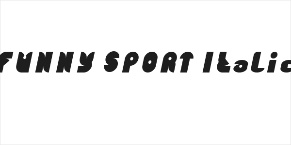 FUNNY SPORT Italic Logo