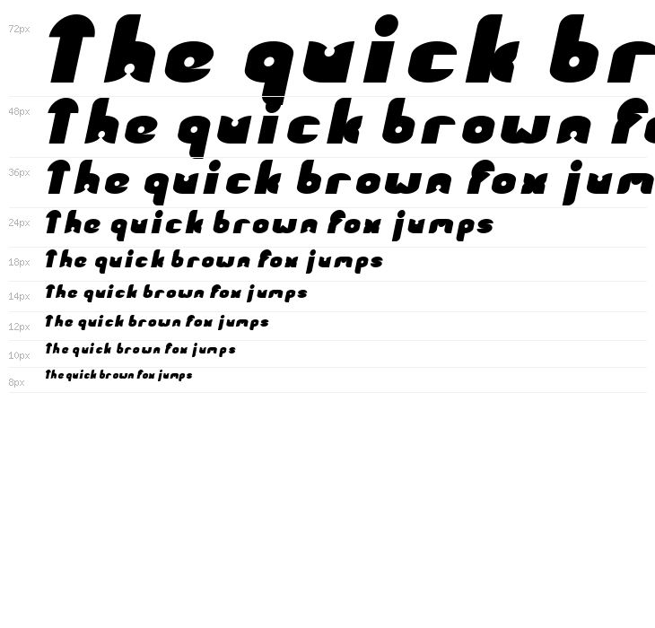 FUNNY SPORT Italic Waterfall