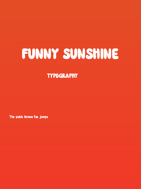 FUNNY SUNSHINE Poster