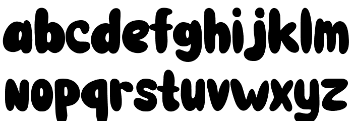 FUNNYBLONDE Font LOWERCASE