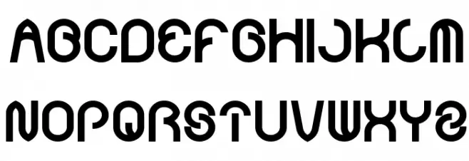 FUNRECORD Bold 字体 大写