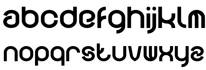 FUNRECORD Bold Font LOWERCASE