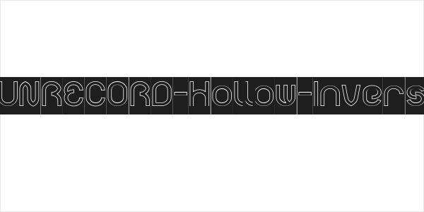 FUNRECORD-Hollow-Inverse Logo