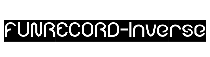 FUNRECORD-Inverse  Free Fonts Download