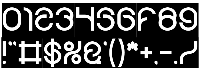 FUNRECORD-Inverse Font OTHER CHARS