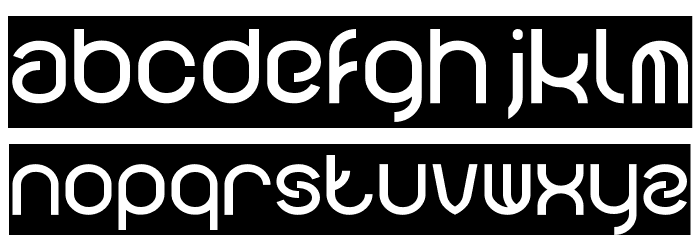 FUNRECORD-Inverse Font LOWERCASE