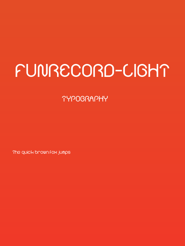 FUNRECORD-light Poster