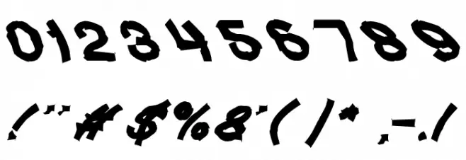 FUNTASTIC MILLION MOMENT-DISTOR Font OTHER CHARS