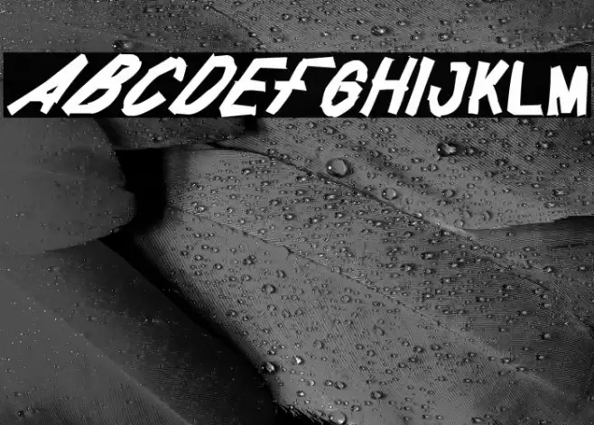 FUNTASTIC MILLION MOMENT-DISTOR Font examples