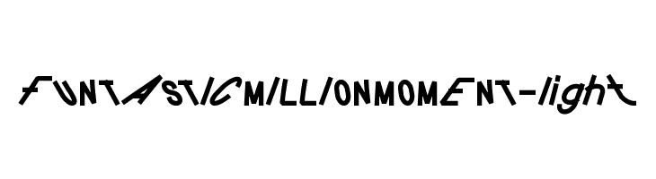 FUNTASTIC MILLION MOMENT-Iight  Скачать бесплатные шрифты