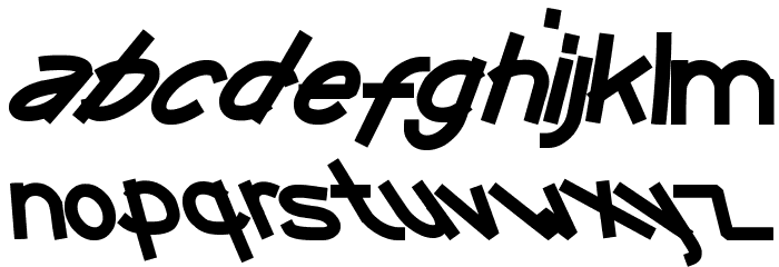 FUNTASTIC MILLION MOMENT Font LOWERCASE