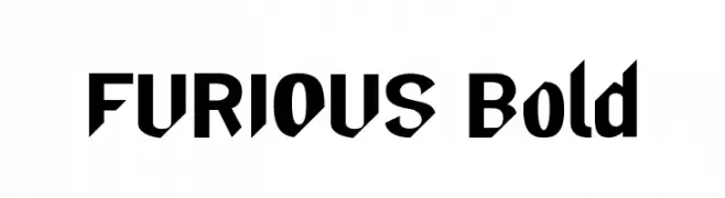 FURIOUS-Bold  フリーフォントのダウンロード