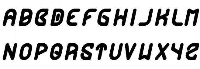FUTURE Bold Italic Fonte MAIÚSCULAS