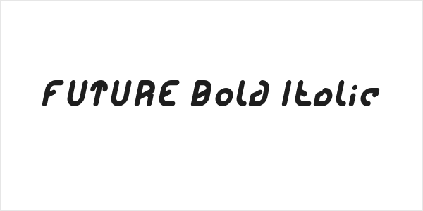 FUTURE Bold Italic Logo