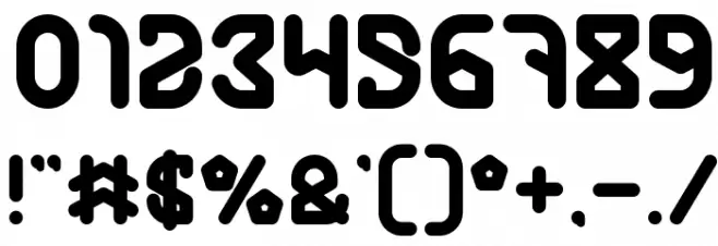 FUTURE Bold Font OTHER CHARS