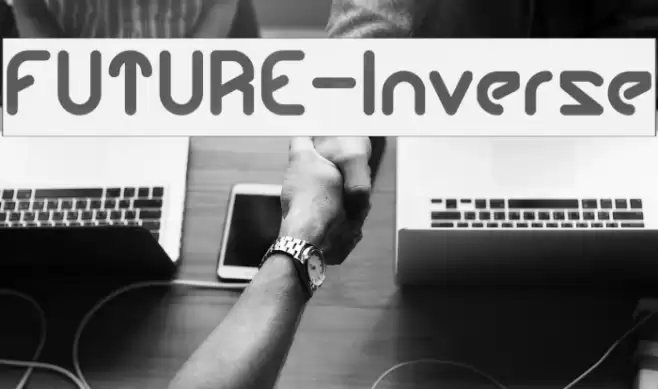FUTURE-Inverse Font examples