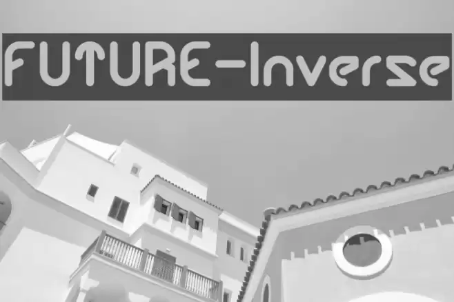 FUTURE-Inverse Font examples