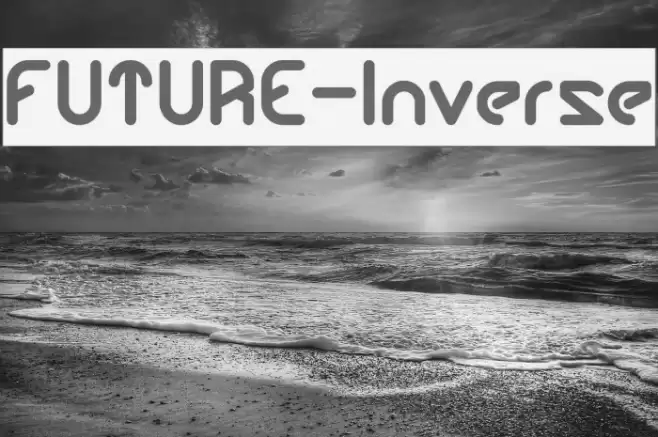 FUTURE-Inverse Font examples